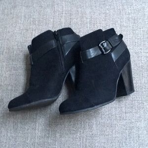 Black ankle boots